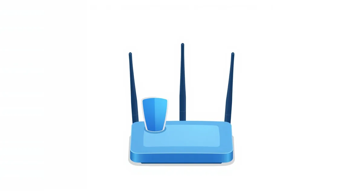 Illustration: a router with a shield